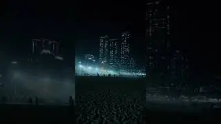 Cyberpunk beach