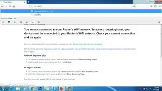 routerlogin net not working | Error