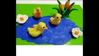ЛЕПКА ИЗ ПЛАСТИЛИНА . ЛЕПИМ ИЗ ПЛАСТИЛИНА УТЯТА ИЗ ПЛАСТИЛИНА