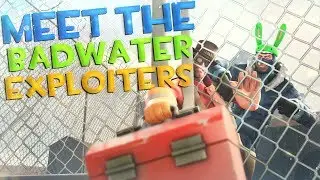 TF2 - Meet the Exploiters on Badwater (Trying to leave the map xD)