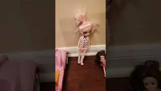 So who are you racing! #doll #playing #funny