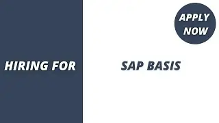 SAP Basis | SAP Security Consultant | SAP JOBS | SAP Security Consultant Jobs | SAP Basis Consultant
