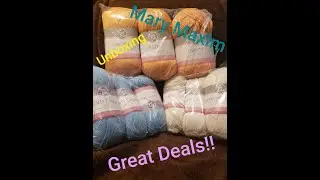 Unboxing Mary Maxim/Great Deals/Lots of fun/Yarn love