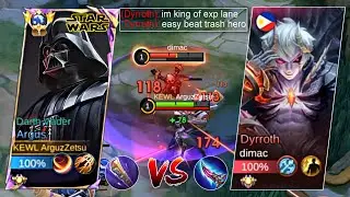 ARGUS VS GLOBAL DYRROTH | NEW LIFESTEAL KING VS IMMORTAL KING - MOBILE LEGENDS