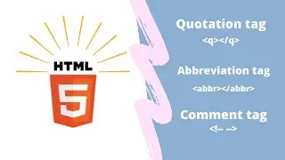 Lesson 04-1 | HTML5 Quotations, Abbreviations, and Comments in Urdu/Hindi