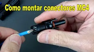 Como montar conectores MC4 - Energia solar