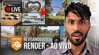 [LIVE] #15 Revizando o SEU render! | RENDER REVIEW