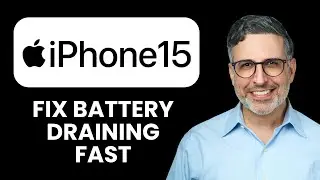 NEW! iPhone 15 Battery Draining Fast – How to Fix (2025) 🔋⚡ | Stop iPhone 15 Battery Drain