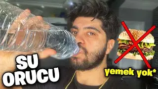 48 SAAT BOYUNCA SADECE SU İÇTİM! 😥 (Kaç Kilo Verdim?)