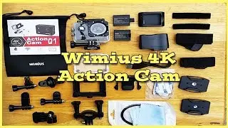 Wimius 4K Action Camera Unboxing and Review with samples