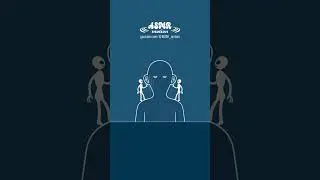 (ASMR) Alien whispering from left and right at the same time #shorts
