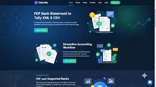 Tally XML | Convert Bank Statement to Tally XML in Seconds | AI Powered TallyXML