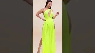 New | Sexy dress girlmerry try on haul | New sexy high slit hollow stretch strapless dress