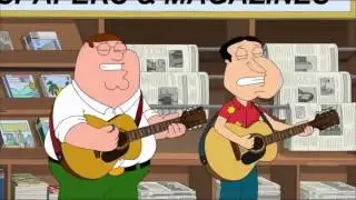 Family Guy Peter and Quagmire song about pooping in strange places