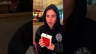 Литвин Адель НАC*C4ЛА НА IPHONE?! #shorts