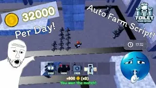 Toilet tower defense | Auto grind script! ( Keyless ) ( 32000 Coins/Day ) ( Link in description )