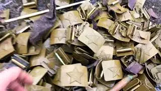 Утилізуємо військові каски радянського зразка на #металобрухт