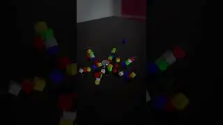Slow motion video Blender collision 01