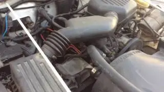 Jeep Wrangler TJ 1997  . 2,5L engine running.