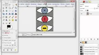 Tutorial Gimp - Anime Naruto - Olho Mode Sennin