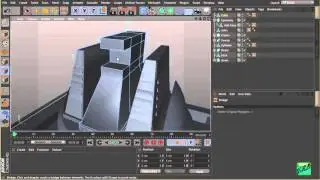 Cinema 4D modeling Machine Gun Turret P5