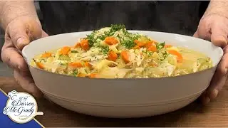 The Best 'Rustic' Chicken Noodle Soup... with my secret ingredients to make it healthy!