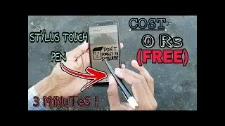 HOW TO MAKE A STYLUS PEN IN 3 MIN