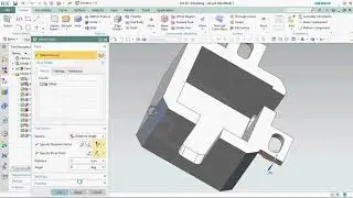 Siemens NX : Modeling tutorial (Move face,Pull face)