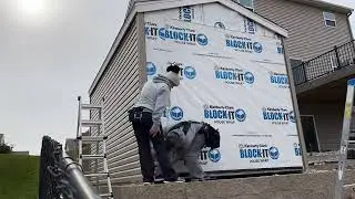 short how to build a 10x16 shed Timelapse how to put on siding