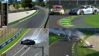 Porsche Carrera Cup Australia 2024 Crashes Melbourne