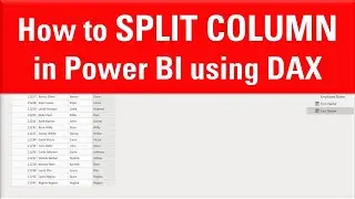 Split a Column in Power BI Using DAX