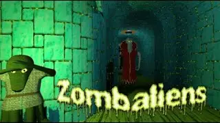 Zombaliens - PC gameplay - 1st person immersive sim retro shooter