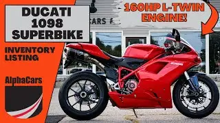 2008 Ducati 1098 Superbike Overview, Engine Start, & More!
