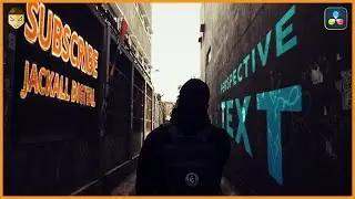 Put Text on a Wall Which Moves Out of Camera View in DaVinci Resolve