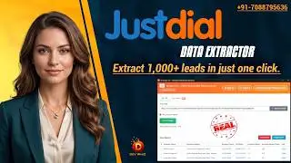 How To Get Business Leads From Justdial 2026 | Justdial Scraper | justdial data with phone number