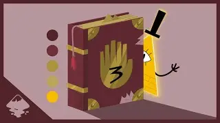 Buy Gold, Bye! | Gravity Falls Journal and Bill Cipher | Inkscape Speedart