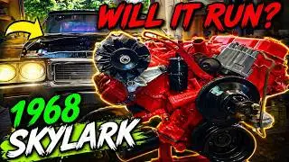 ABANDONED BUICK 350, oil pump/pan and FIRST START!