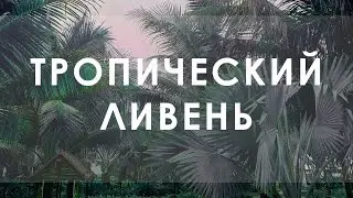Как заливает тропический ливень во Вьетнаме. Дождь во время отдыха