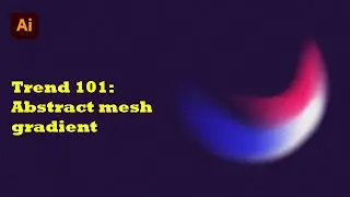 Abstract mesh gradient | adobe illustrator