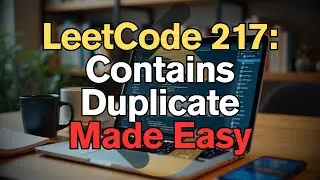 LeetCode 217: Contains Duplicate Made Easy for Complete Beginners - Python Tutorial