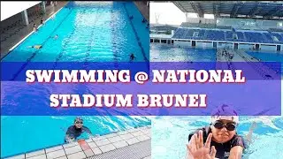 Swimming @ national stadium Brunei 🇧🇳 🇵🇰 amir awan family