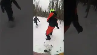 Весна в Коми #snowboarding #shorts #powder #forest #young