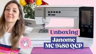 Unboxing Máquina de Coser | Janome Memory Craft 9480 QCP Horizon ♥️ | Patka Studio