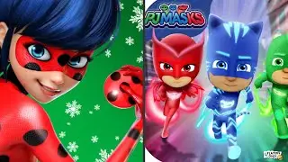 Miraculous Ladybug & Cat Noi‪r‬ 🐞Save Paris! Vs PJ Masks: Power Heroes 🦆