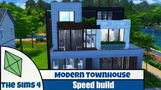 Sims 4 Speed Build: Modern Townhouse