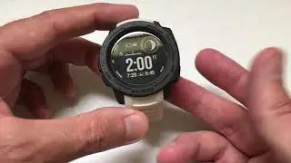 Garmin Instinct - Hourly Alert