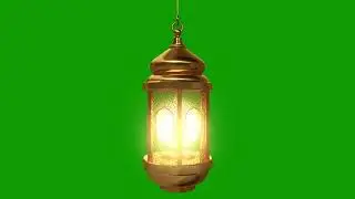 Lampion ramadhan green screen