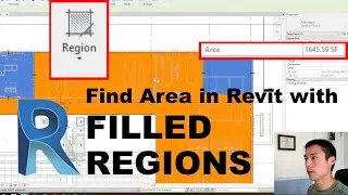 Revit Review - Simply find AREA in Revit using Filled Regions