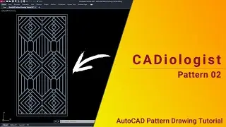 AutoCAD Pattern Drawing Tutorial 02