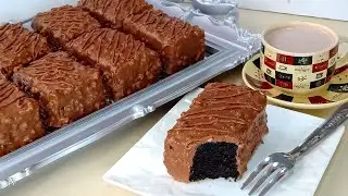 الكيك المدهش ب 3 مكونات فقط بدون بيض و لا زيت يذوووب في الفم